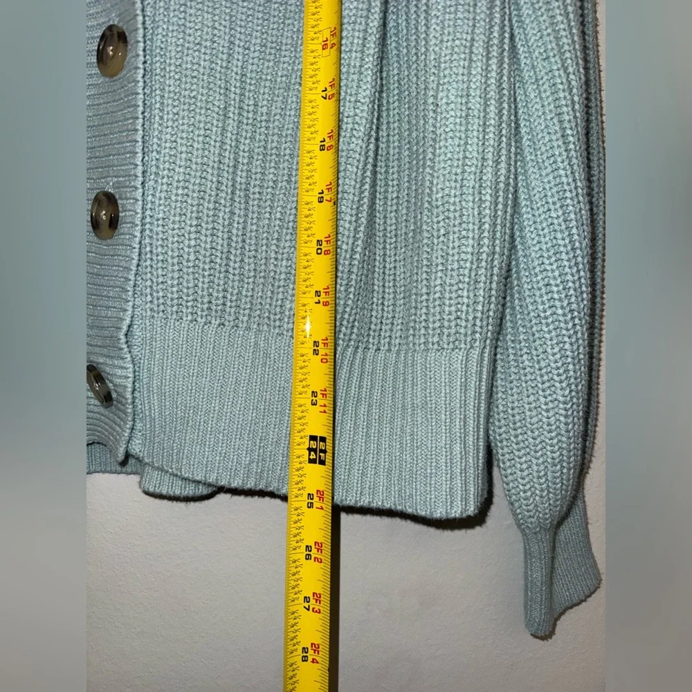 NWT A NEW DAY women’s green Blue button front cardigan sweater XXL ✨ - Picture 3 of 6